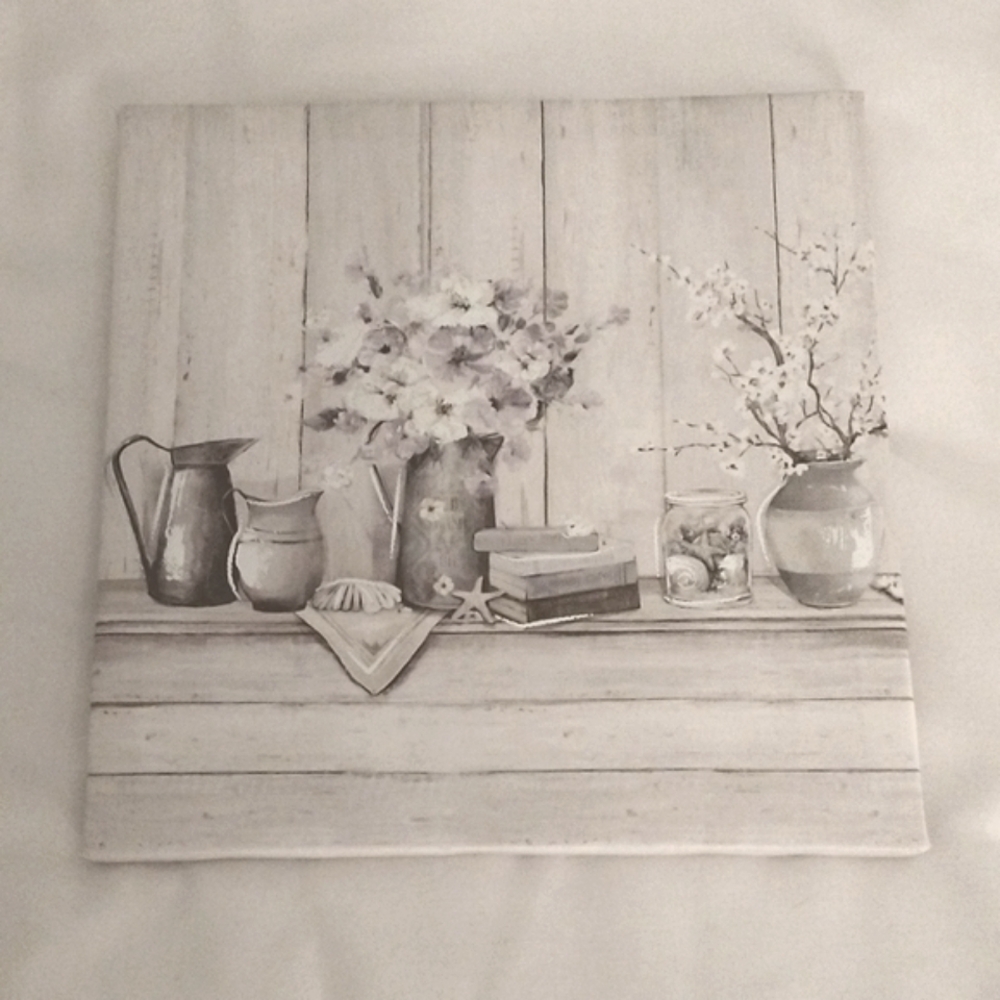 ⚜️ Small Canvas Floral Print